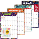 Decorably 18 Months Colorful Academic Small Calendar 2025 July 2025 to December 2026, 5.5x8.5in Spring-Bound Small Wall Calendar with Inspirational Quotes for Office and Home